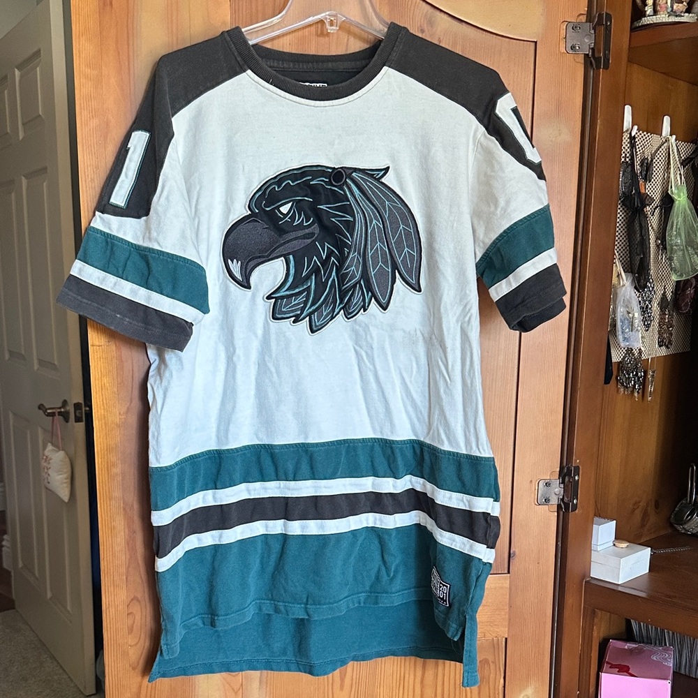 Native Borne Charcoal Tee with Graphic Design